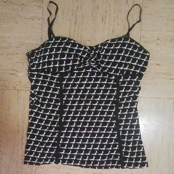 Candies Black and White Women's Top - Picture 3 of 6